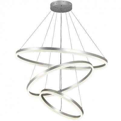 Φωτιστικό Κρεμαστό Φ40/60/80cm Στρογγυλό LED 60W 230V 6600lm CCT Dimmable 6095-A-SL